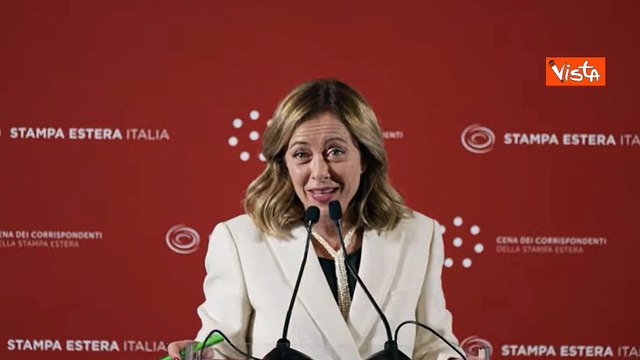 Meloni alla stampa estera: Quando venne Draghi suo Governo cadde dopo 2 giorni, vado via velocemente