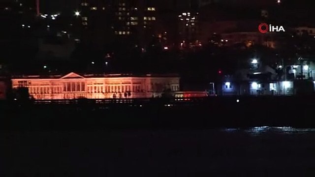Ayçiçek yağı taşıyan gemi İstanbul Boğazı'na ulaştı