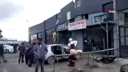 Başkent'te LPG tankı bomba gibi patladı