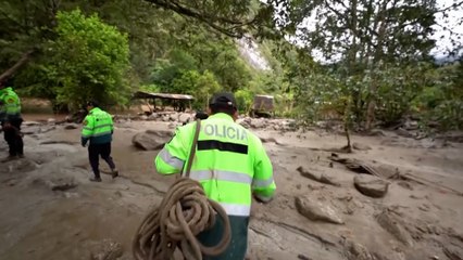 Deslave en Machu Picchu
