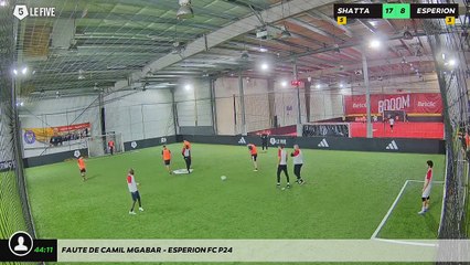 Faute de Camil Mgabar - Esperion FC p24