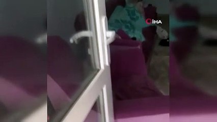 Uyuyakalan gence itfaiye sürprizi