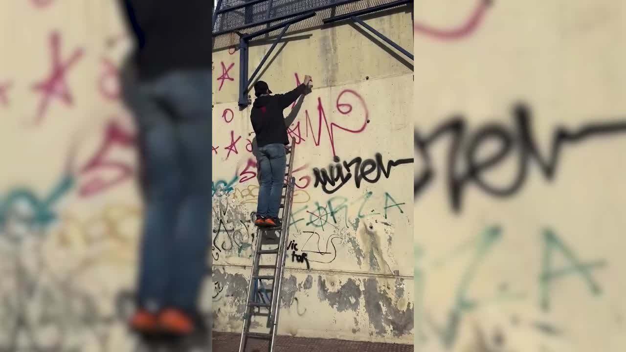 El GRAFFITI de ILIA TOPURIA: una OBRA DE ARTE