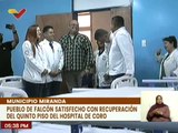 Falcón | Entregan remodelado el quinto piso del Hospital de Coro para el bienestar del pueblo