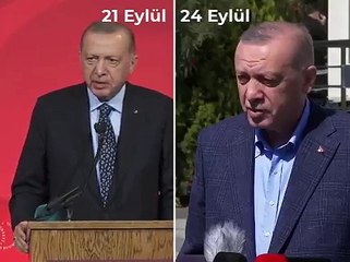Erdoğan ABD’ye giderken başka orada ve geldiğinde başka konuştu
