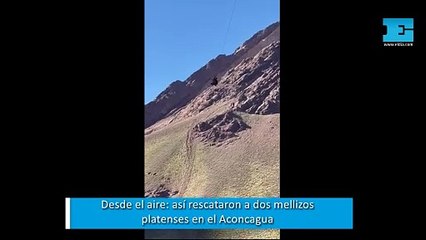 Dramático rescate de dos mellizos platenses en el Aconcagua