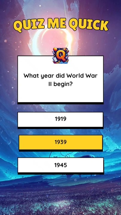 Quick quiz about general information