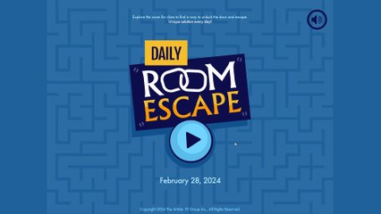 Daily Room Escape 28 February Walkthrough