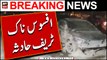 Traffic Accident at Karachi Nagan Chowrangi Flyover | Breaking News