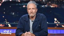 Jon Stewart Gives Emotional Goodbye to His Dog Dipper