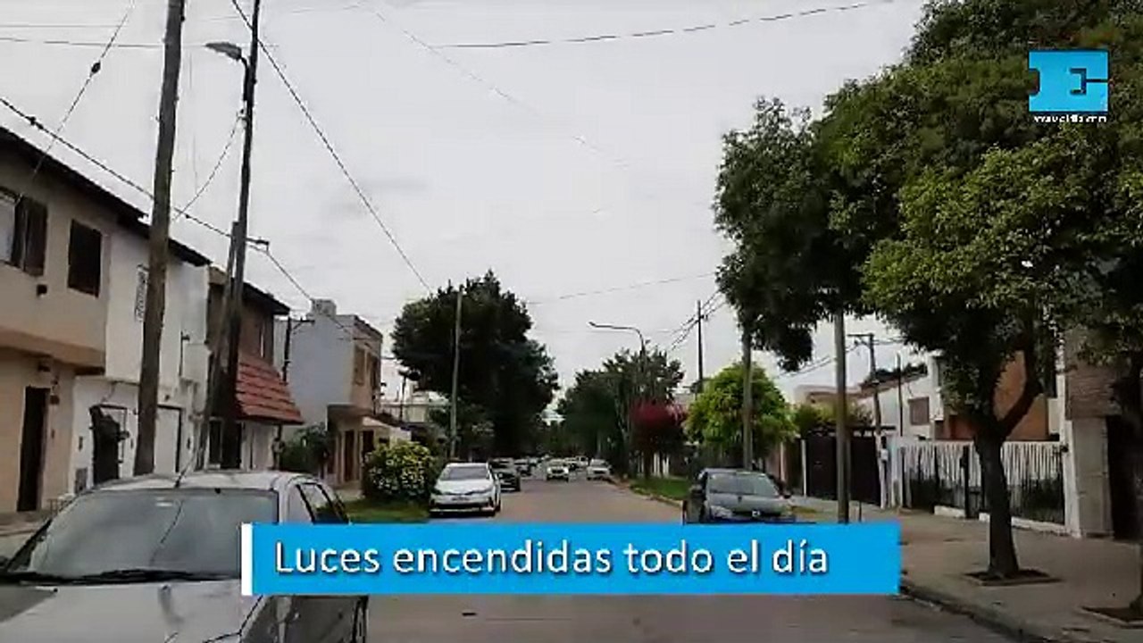 Luces encendidas todo el día