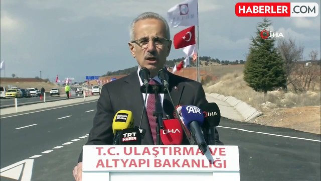 Bakan Uraloğlu: Bu yolumuz ile toplam 57 milyon lira tasarruf sağlayacağız