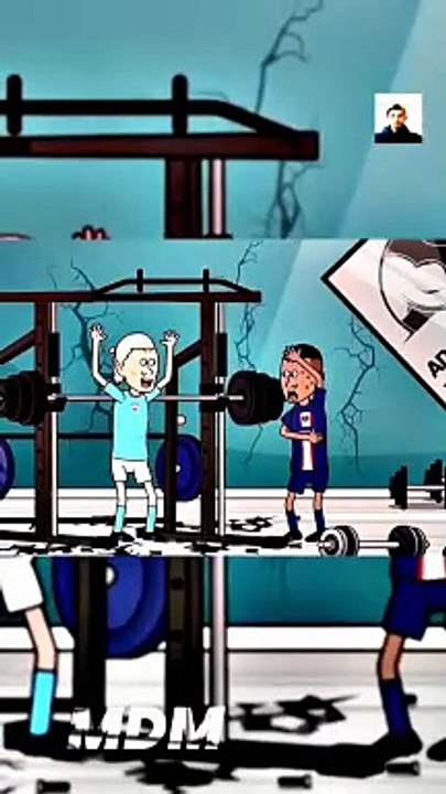 MBAPPÉ VS HAALAND#animation#football #mbappe#haaland #psg#manchestercity #footballanimation#MDG