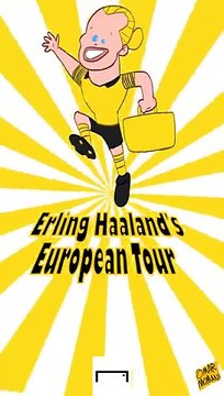 Haaland joins Manchester City! #shorts #football #animation #mancity #realmadrid #barcelona #mufc