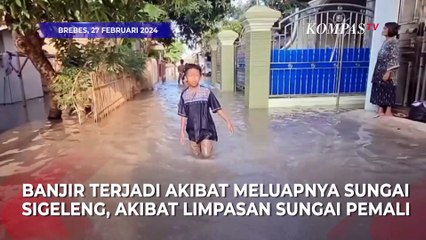 Banjir Brebes Berdampak ke Sekolah hingga Siswa Diliburkan