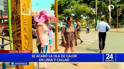 Senamhi anunció fin de la “ola de calor” en Lima y Callao