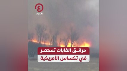 حرائق الغابات تستعر في تكساس الأمريكية