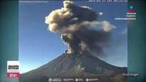Aerolíneas cancelan más de 20 vuelos en AICM por actividad del volcán Popocatépetl