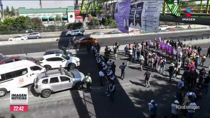 Bloquean Periférico Norte por liberación de presunto abusador sexual