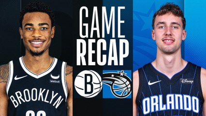 Magic Dominates Nets 108-81 | Franz Wagner Leads Orlando to Victory 🏀