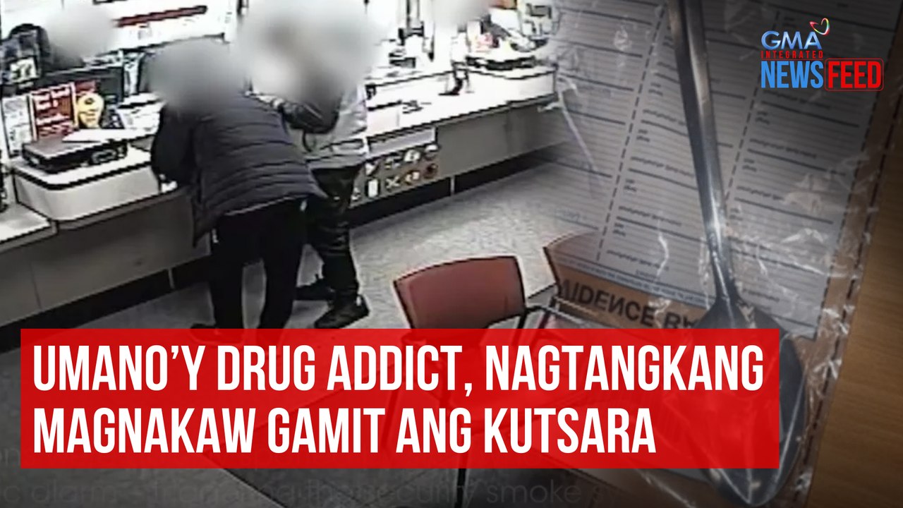 Umano’y drug addict, nagtangkang magnakaw gamit ang kutsara | GMA Integrated Newsfeed