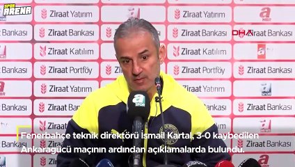 Fenerbahçe'de İsmail Kartal'dan Galatasaray maçı sözleri