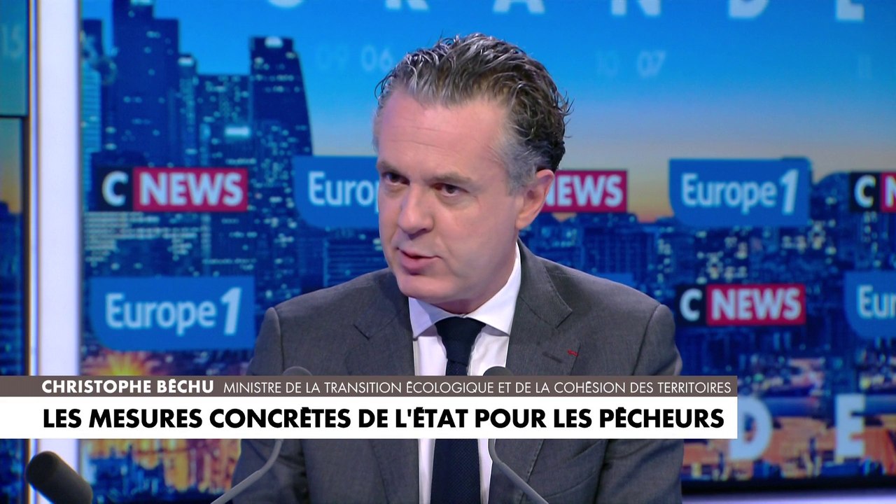 Christophe Béchu : «L'idée est que les mareyeurs puissent être accompagnés à hauteur de 75 % de leurs pertes»