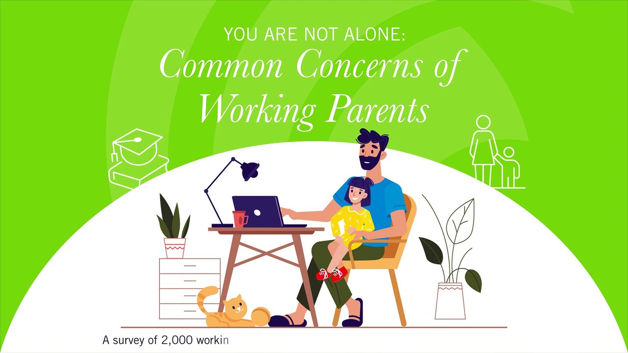 Average working parent relies on this many people to raise a child ...