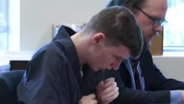 Murderer retches while sentenced to up to 100 years for torturing autistic brother
