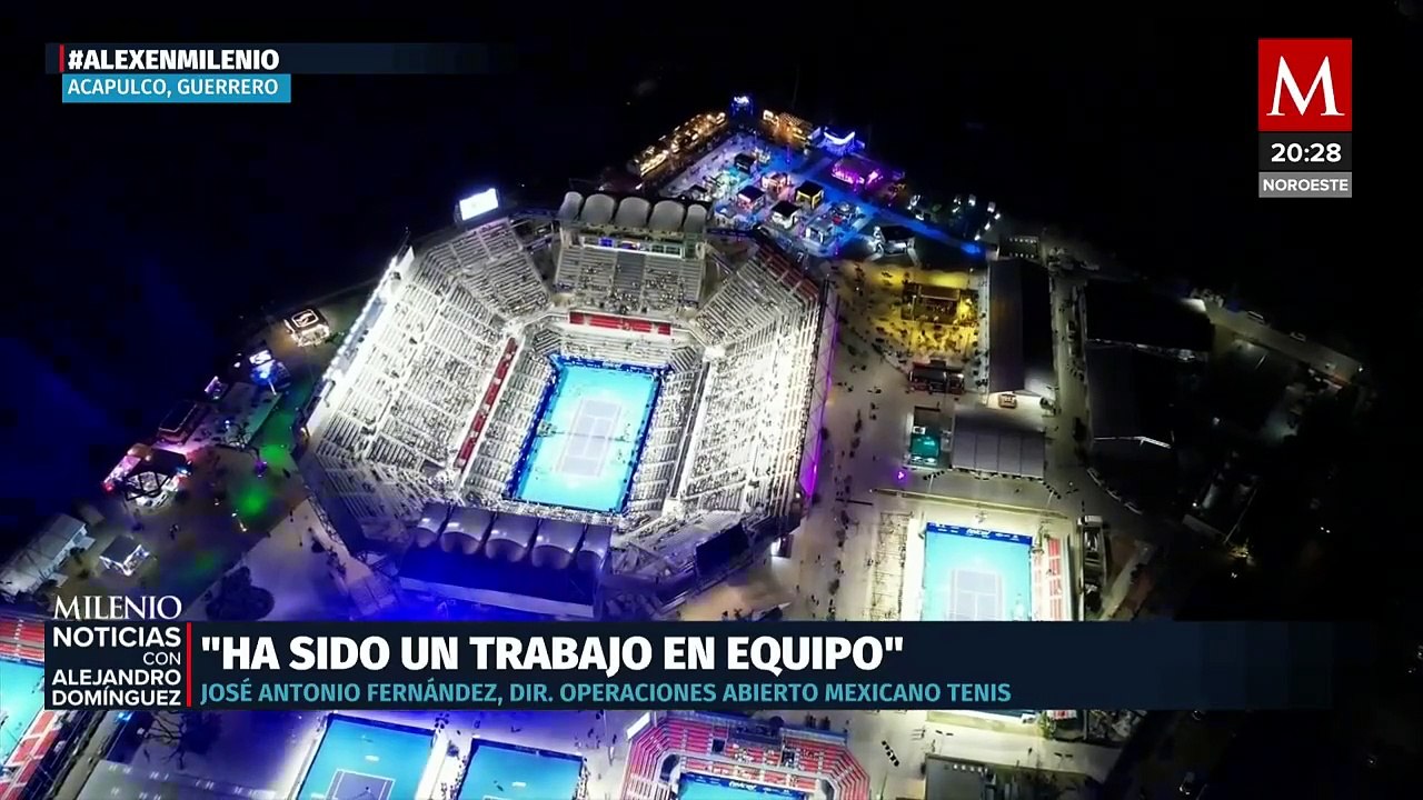 Arena GNP y Abierto Mexicano de Tenis generan más de 12,200 empleos