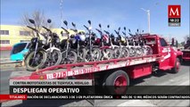 Despliegan operativo contra mototaxistas de Tizayuca