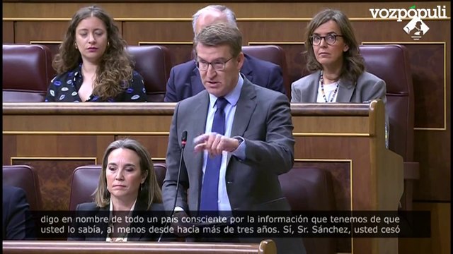 Feijóo a Sánchez: Usted sabía lo de Ábalos y lo tapó