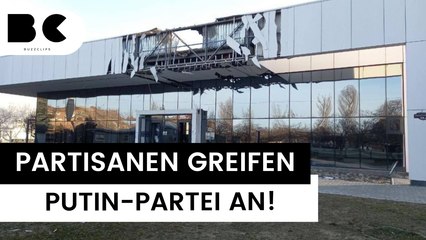 Gebäude von Putin-Partei angegriffen worden
