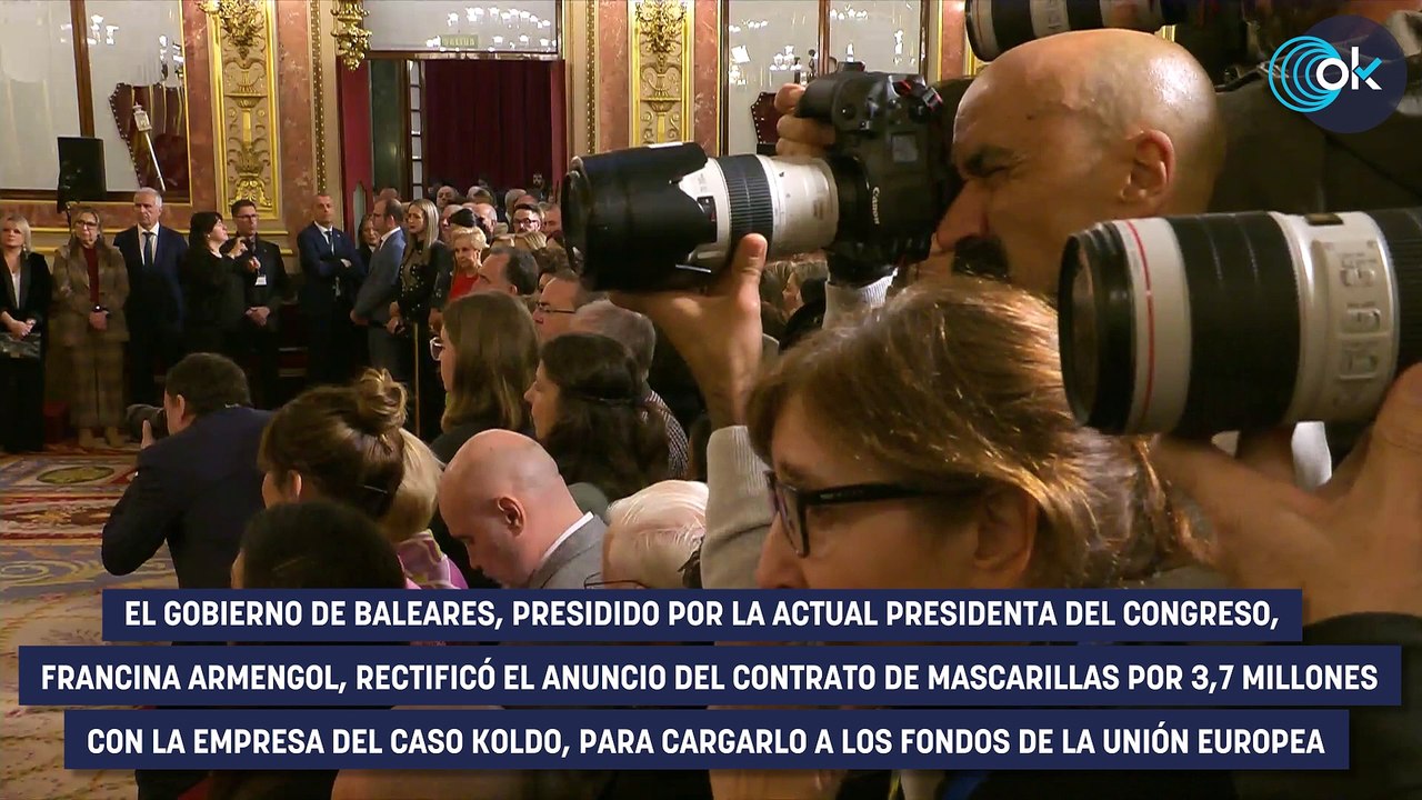 Armengol cambió el contrato con el socio de Koldo 5 meses después de firmarlo para pagarlo con fondos UE