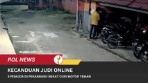 Kecanduan Judi Online, 3 Pemuda Di Pekanbaru Nekat Curi Motor Teman