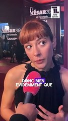 Je suis au César donc bien évidemment que…