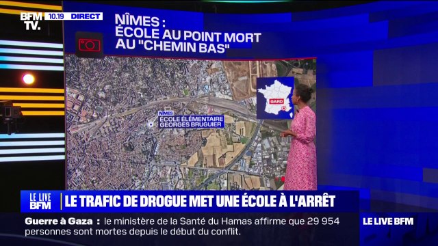 À Nîmes, le trafic de drogue et les fusillades mettent une école à l'arrêt