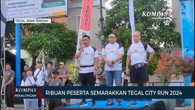Ribuan Warga Antusias Ikuti Tegal City Run 2024