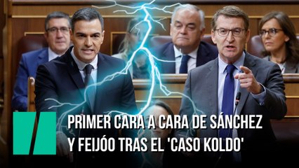 Primer cara a cara de Sánchez y Feijóo tras el 'Caso Koldo'