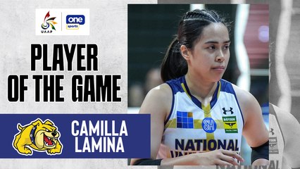 UAAP Player of the Game Highlights: Camilla Lamina dictates NU's solid offense in win vs Adamson