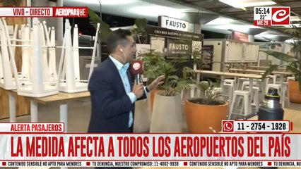 Paro aeronáutico en todos los aeropuertos del país
