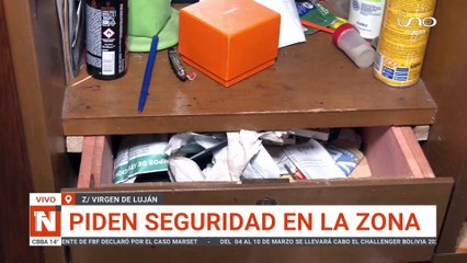 Robo en un domicilio en la zona Virgen de Luján