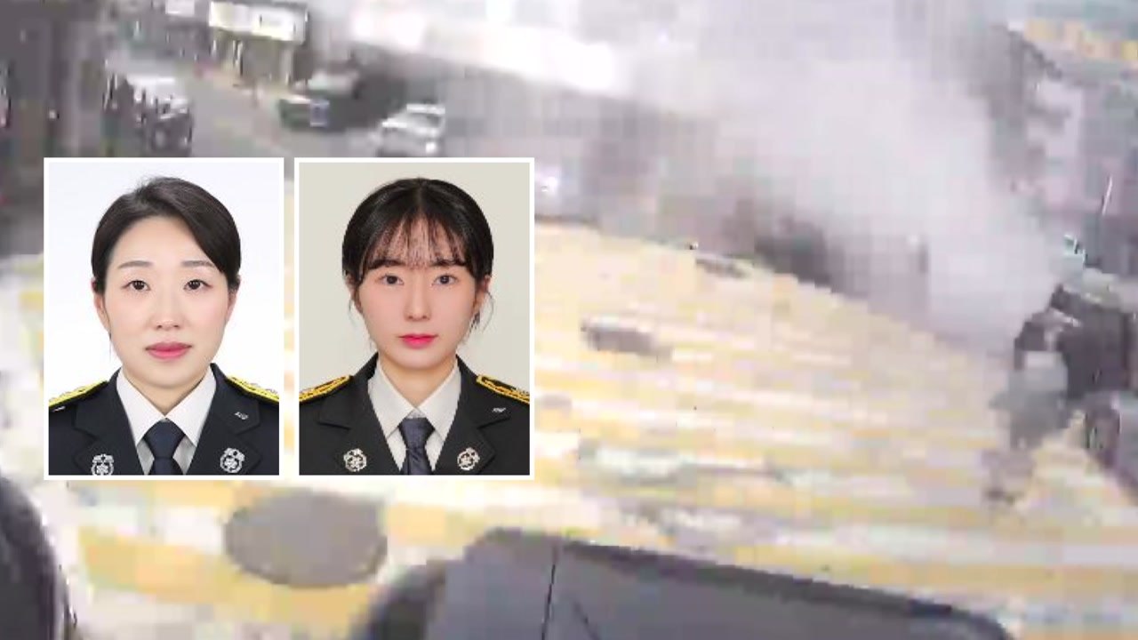 "불꽃 보고 차 세웠어요"...여성 소방관들 출장 복귀 중 건물 화재 진압 [앵커리포...