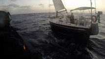 Interceptado un velero al oeste de Canarias con 200 kilos de cocaína a bordo