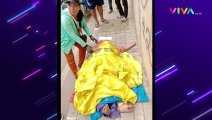 TRAGIS! Rekaman CCTV Pembegal Seret Ibu-ibu di Cibitung