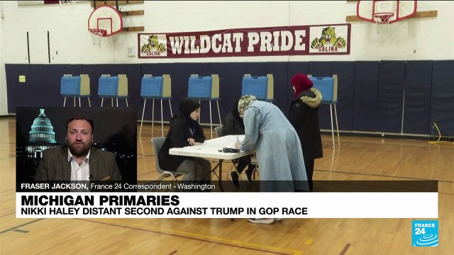 Trump, Biden win Michigan primaries but Democrats mount Gaza protest vote