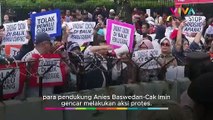 Geruduk KPU, Pendukung Anies Hina Jokowi 'Boneka Golek'