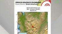 Imágenes del sismo este 28 de febrero en Antioquia