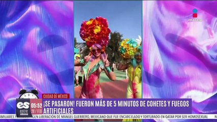 Fueron más de 5 minutos de cohetes y fuegos artificiales en el EDC
