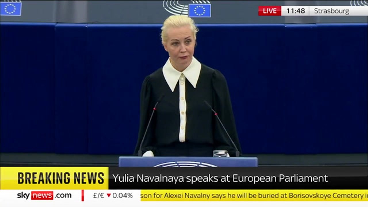 'Putin killed my husband, Alexei Navalny' says Yulia Navalnaya